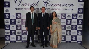 With Mr David Cameron in an event                           